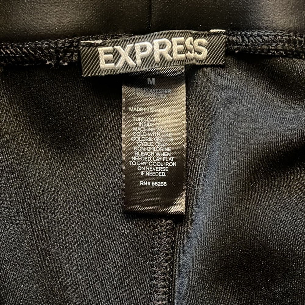 Express Faux Leather Leggings - Picture 2 of 2